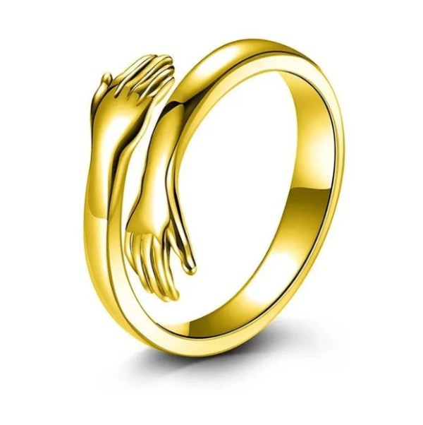 Hugging Arms Adjustable Ring