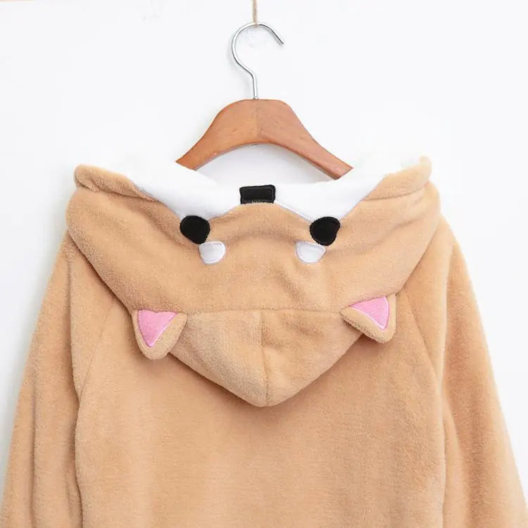 Shiba Inu Hoodie, Anime Hoodie, Hooded Sweatshirt