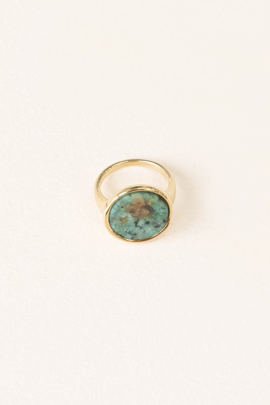 Ambition Stone Ring | Pine