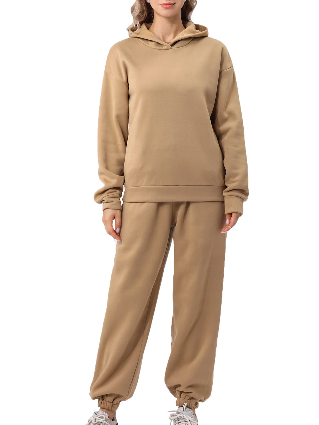 Tracksuit for Women Hoodie 2 Piece Set Sweatsuit Casual Sweatshirt Sweatpant Jogging Outfit with Pockets