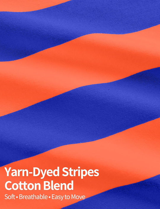 Mens Striped Shirt Short Sleeve T-Shirts