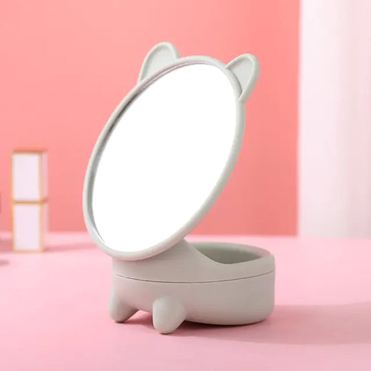 High-Definition Desktop Makeup Mirror for Students