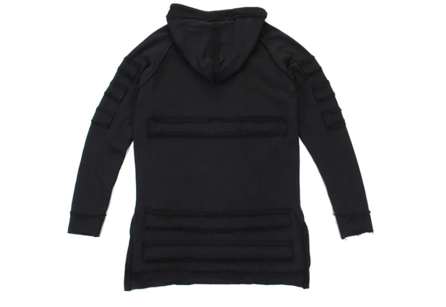 Long Hoodie, Hip Hop Hoodie, Outerwear Sweatshirt