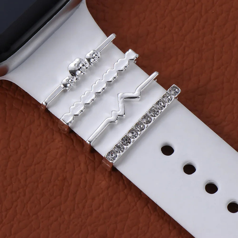 Decorative Metal Charms For Apple Watch Bands