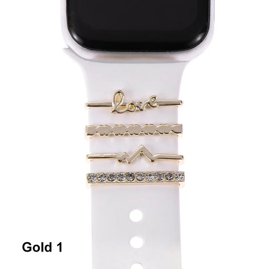 Decorative Metal Charms For Apple Watch Bands