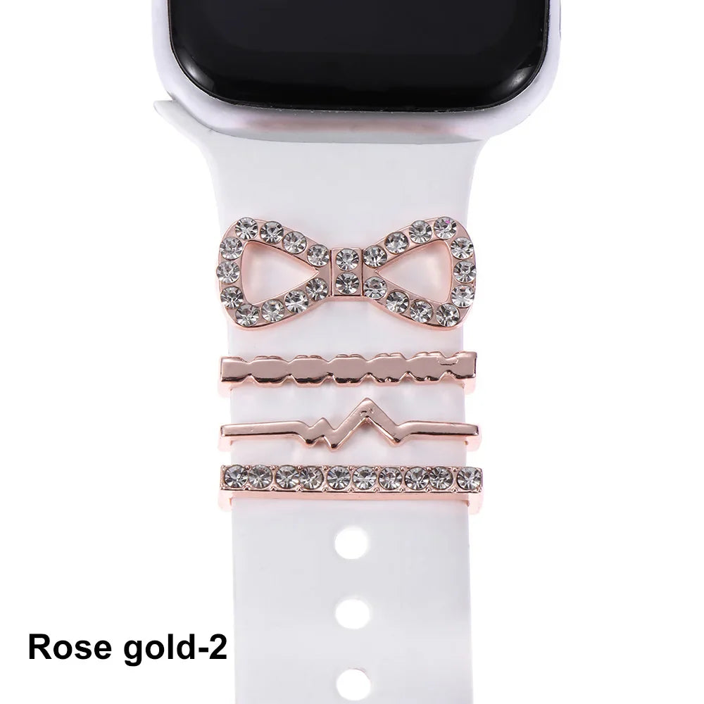 Decorative Metal Charms For Apple Watch Bands