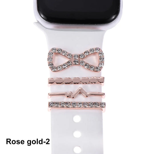 Decorative Metal Charms For Apple Watch Bands