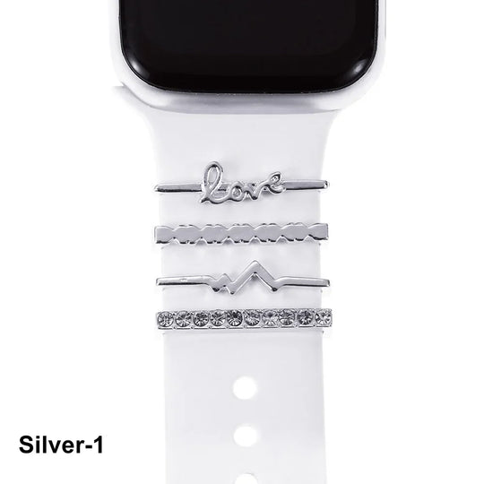 Decorative Metal Charms For Apple Watch Bands