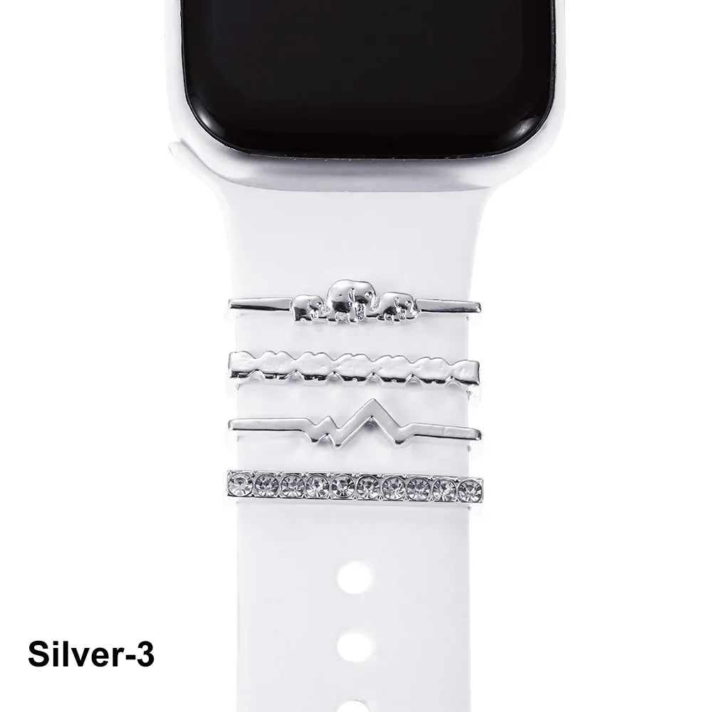 Decorative Metal Charms For Apple Watch Bands