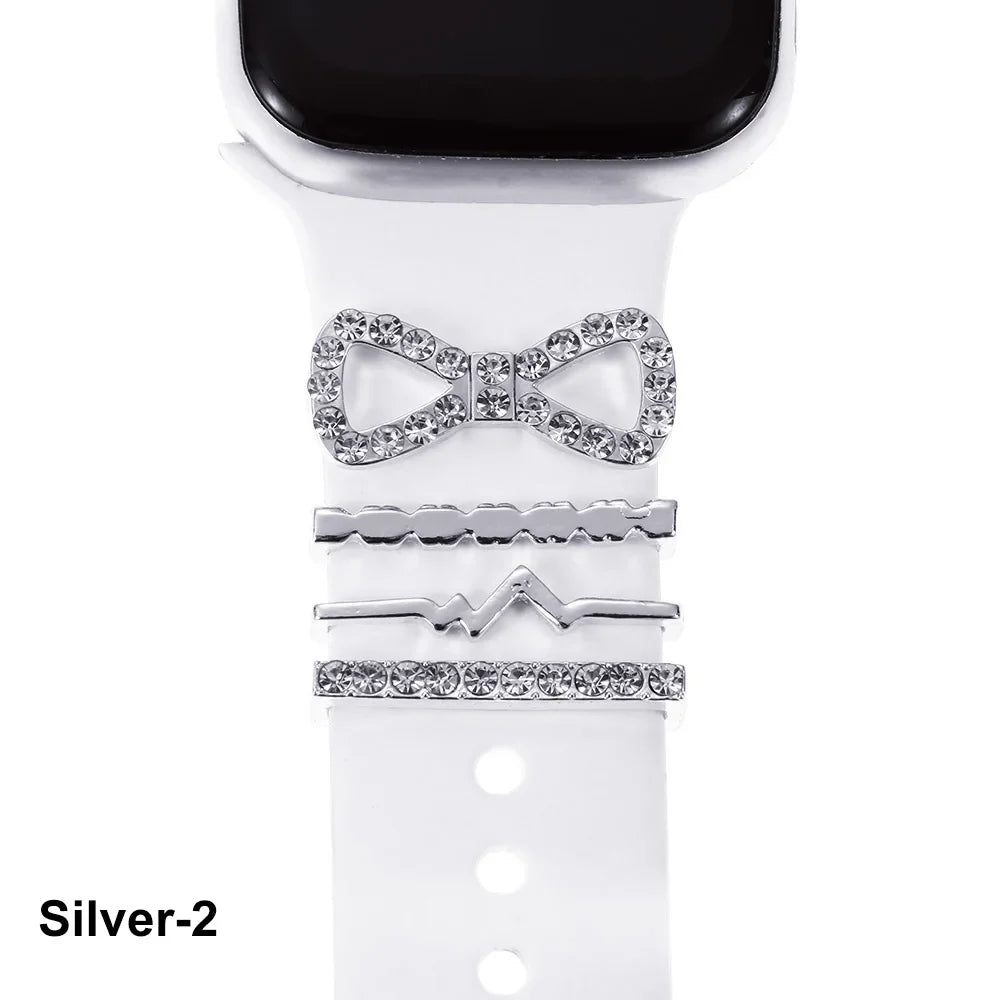 Decorative Metal Charms For Apple Watch Bands