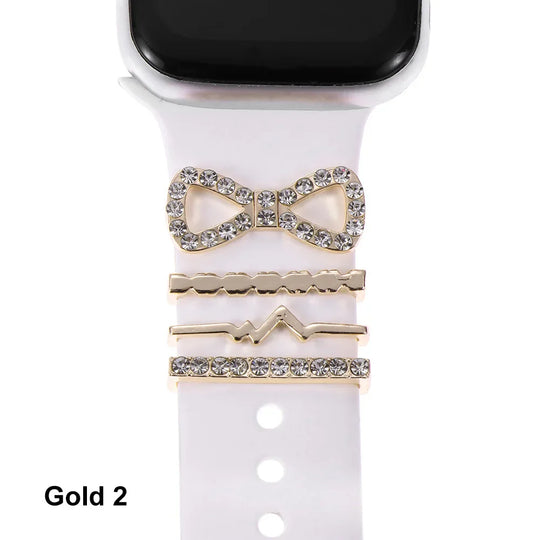 Decorative Metal Charms For Apple Watch Bands