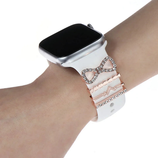 Decorative Metal Charms For Apple Watch Bands