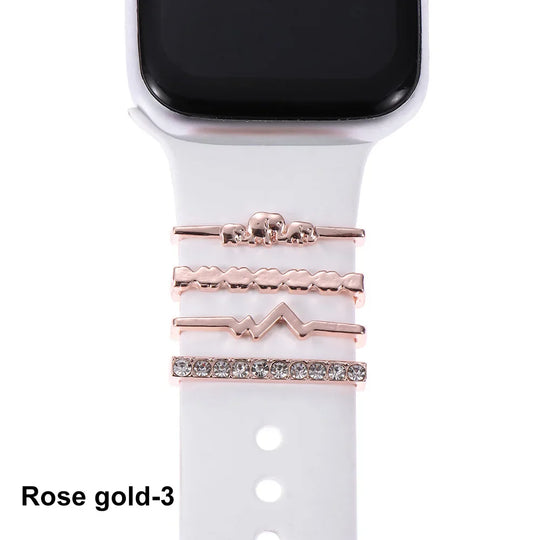 Decorative Metal Charms For Apple Watch Bands