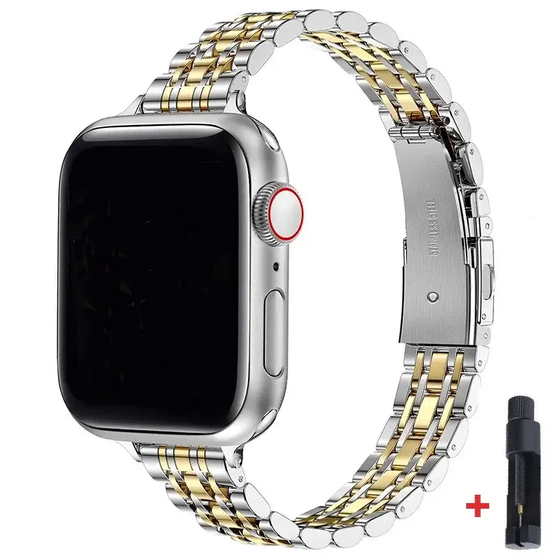Apple Watch Stainless Steel Band - Sleek Durable Style