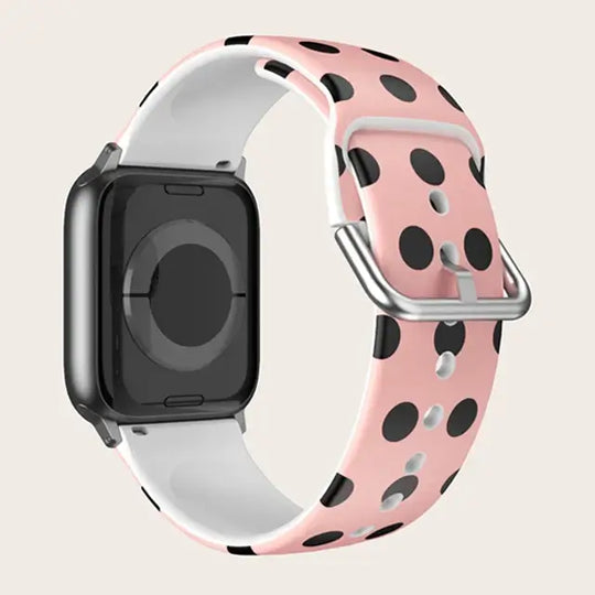 Apple Watch Silicone Strap - Colorful Floral Pattern Band