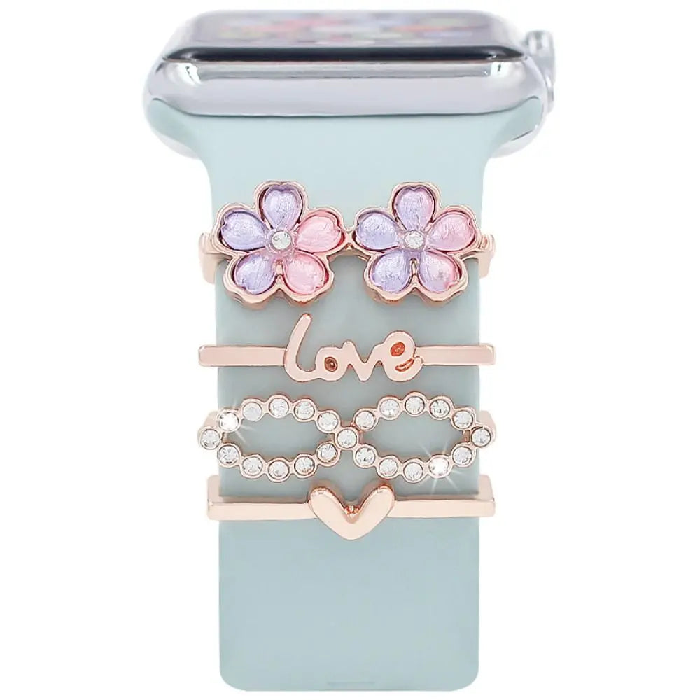 Decorative Metal Charms For Apple Watch Bands