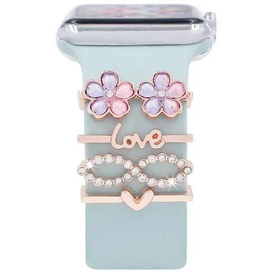 Decorative Metal Charms For Apple Watch Bands