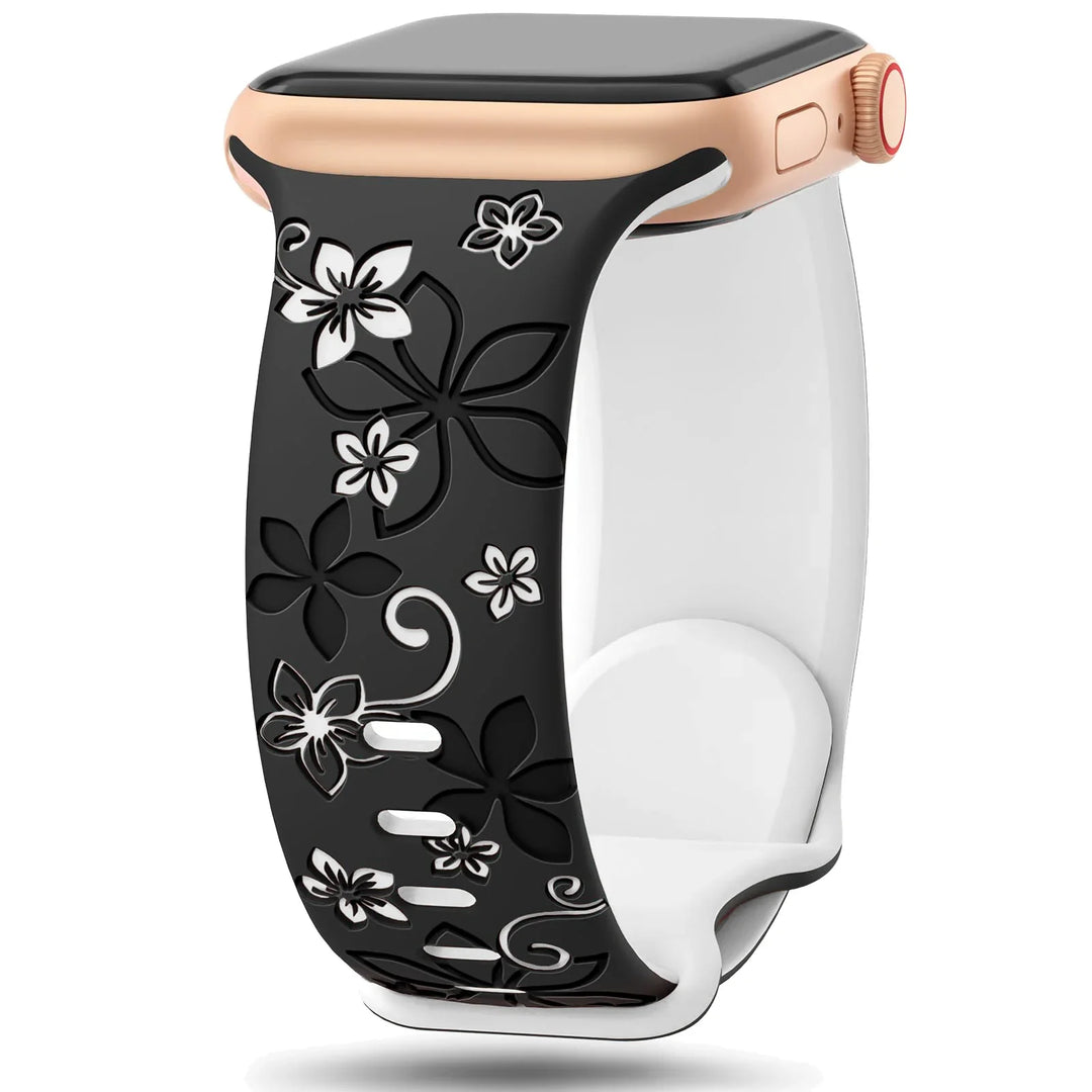 Apple Watch Silicone Strap - Floral Designs