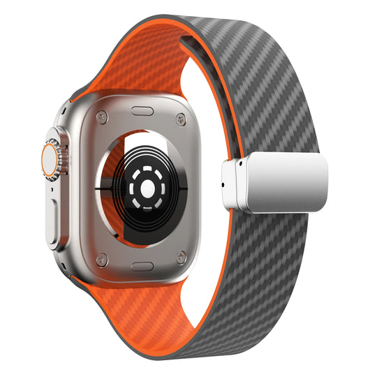 Apple Watch Silicone Strap - Magnetic Buckle, Durable Design