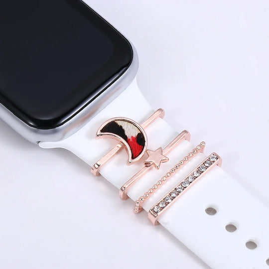 Decorative Metal Charms For Apple Watch Bands