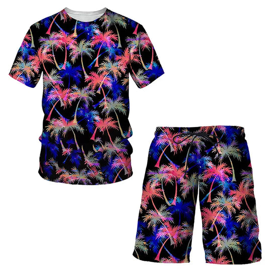 Casual men beach short set