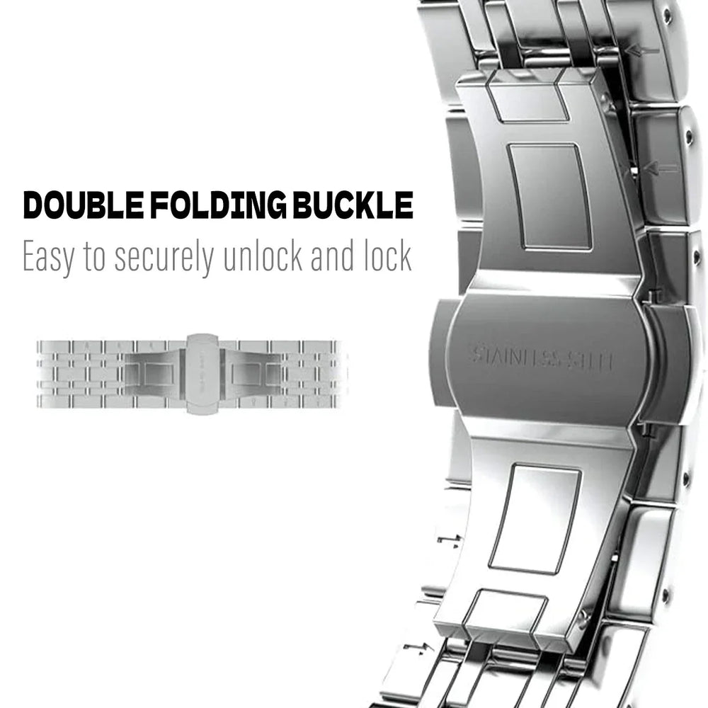Garmin Stainless Steel Strap - Premium Metal Wristband