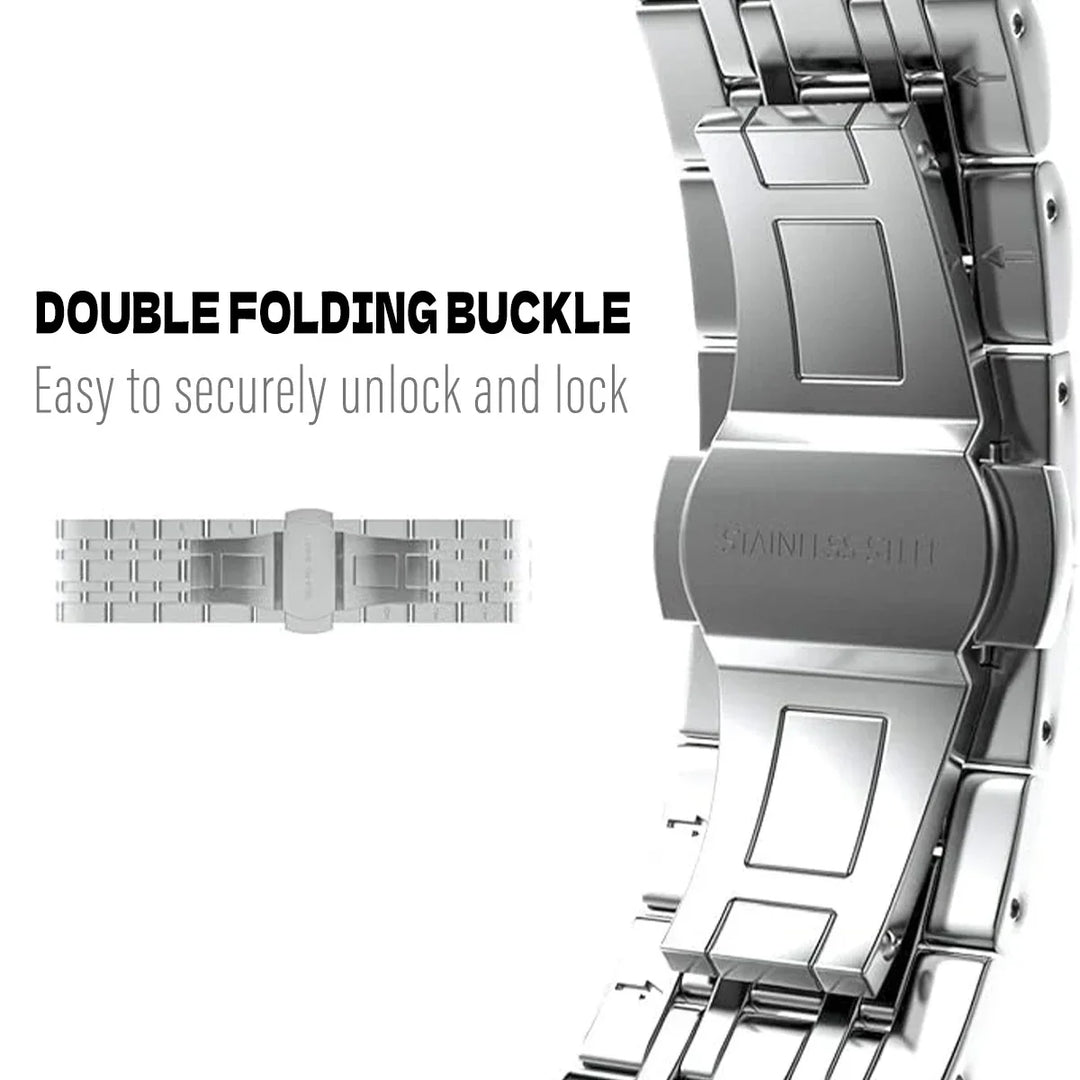 Garmin Stainless Steel Strap - Premium Metal Wristband