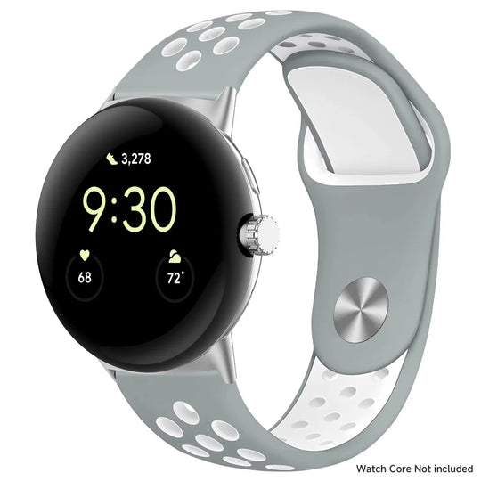 For Google Pixel 1-4 41/45mm Silicone Band - Breathable