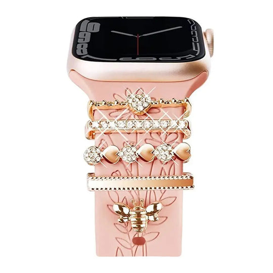 Decorative Metal Charms For Apple Watch Bands