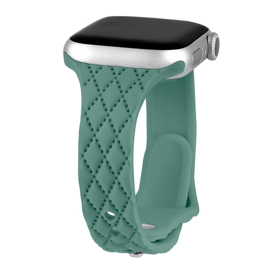 Apple Watch Silicone Strap - Slim Engraved Comfort Fit