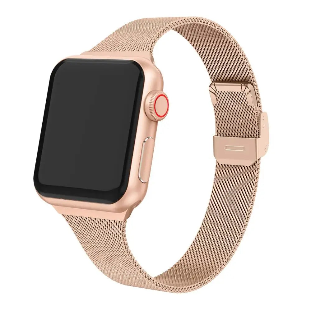 Apple Watch Milanese Band - Premium Metal Loop Strap