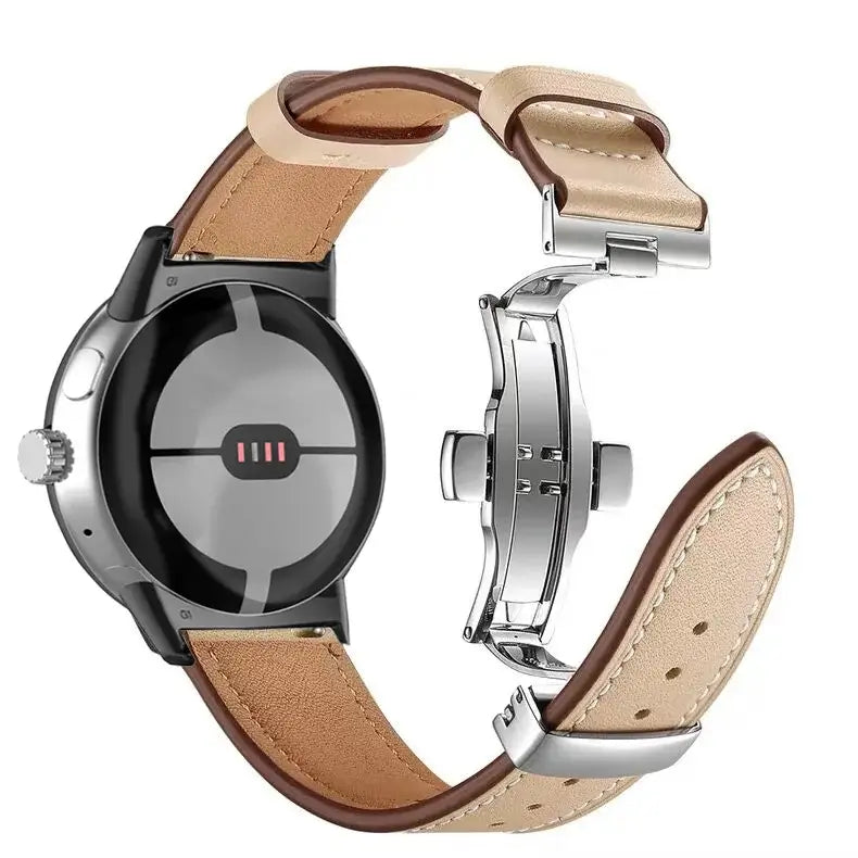 Genuine Leather Google Pixel Watch Band - Stylish & Durable