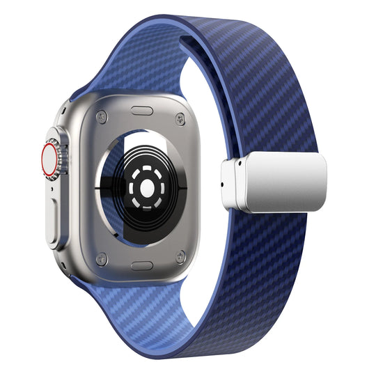 Apple Watch Silicone Strap - Magnetic Buckle, Durable Design