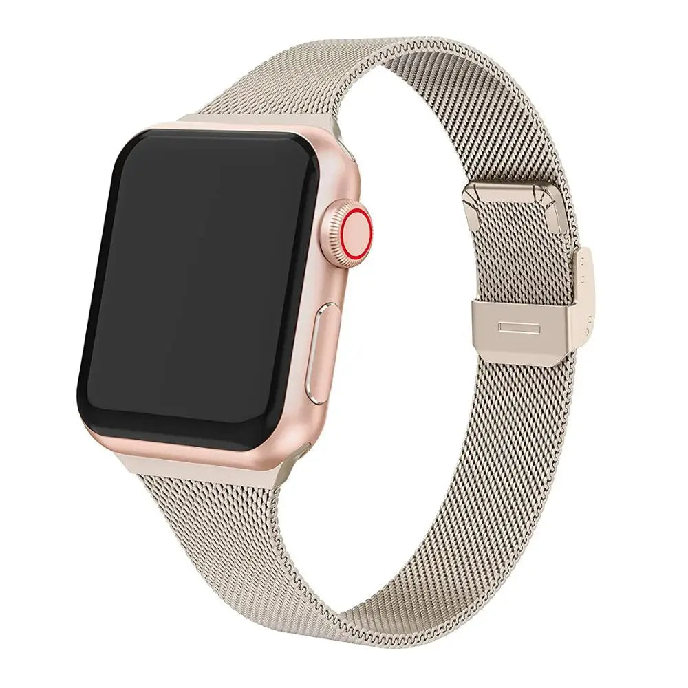 Apple Watch Milanese Band - Premium Metal Loop Strap
