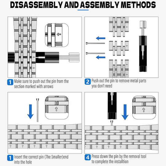 Garmin Stainless Steel Strap - Premium Metal Wristband