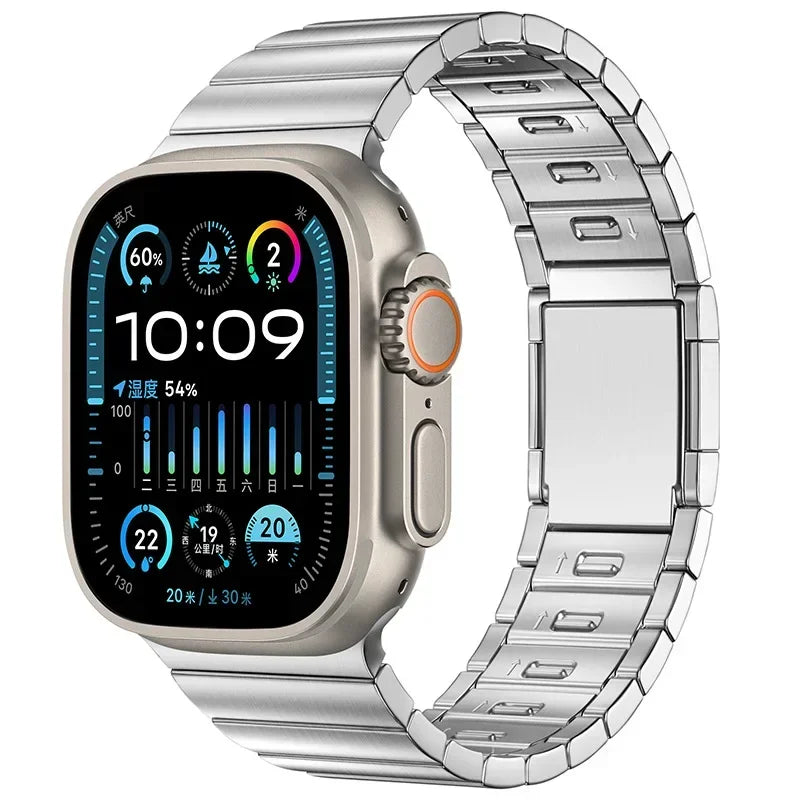 Apple Watch Stainless Steel Band - Magnetic Buckle Strap