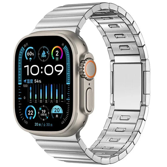 Apple Watch Stainless Steel Band - Magnetic Buckle Strap