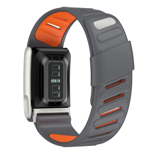 WHOOP 5.0 Silicone Strap - Dual Color Metal Frame Soft