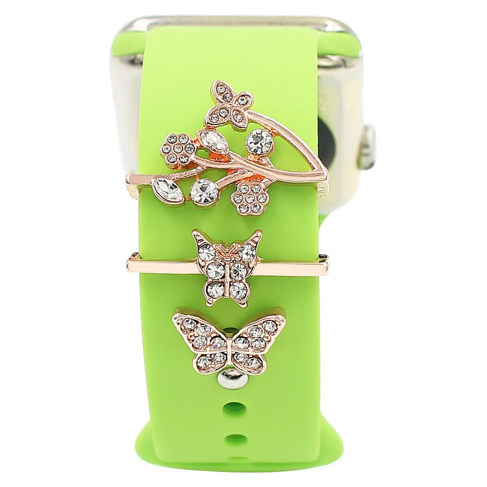 Decorative Metal Charms For Apple Watch Bands