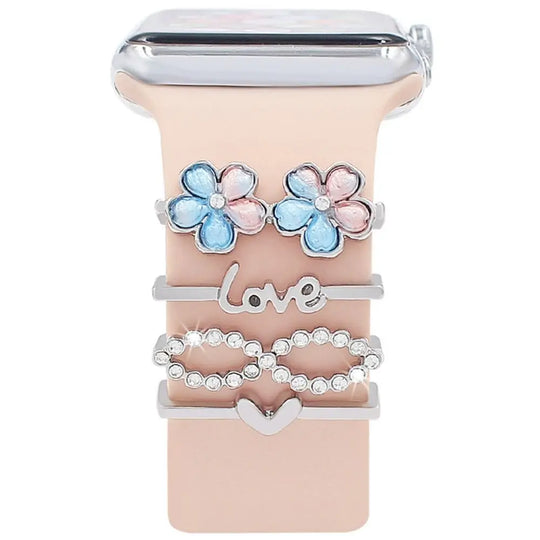 Decorative Metal Charms For Apple Watch Bands