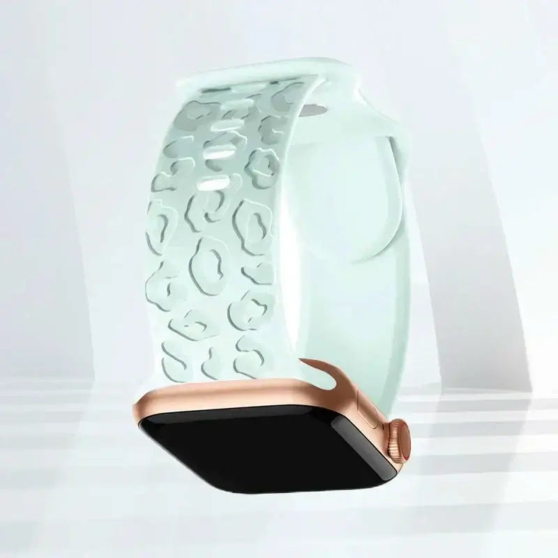 Apple Watch Silicone Strap - Stylish, Engraved Design