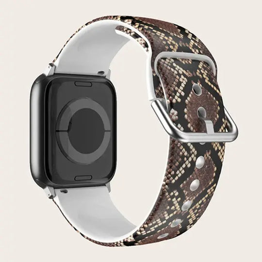Apple Watch Silicone Strap - Colorful Floral Pattern Band