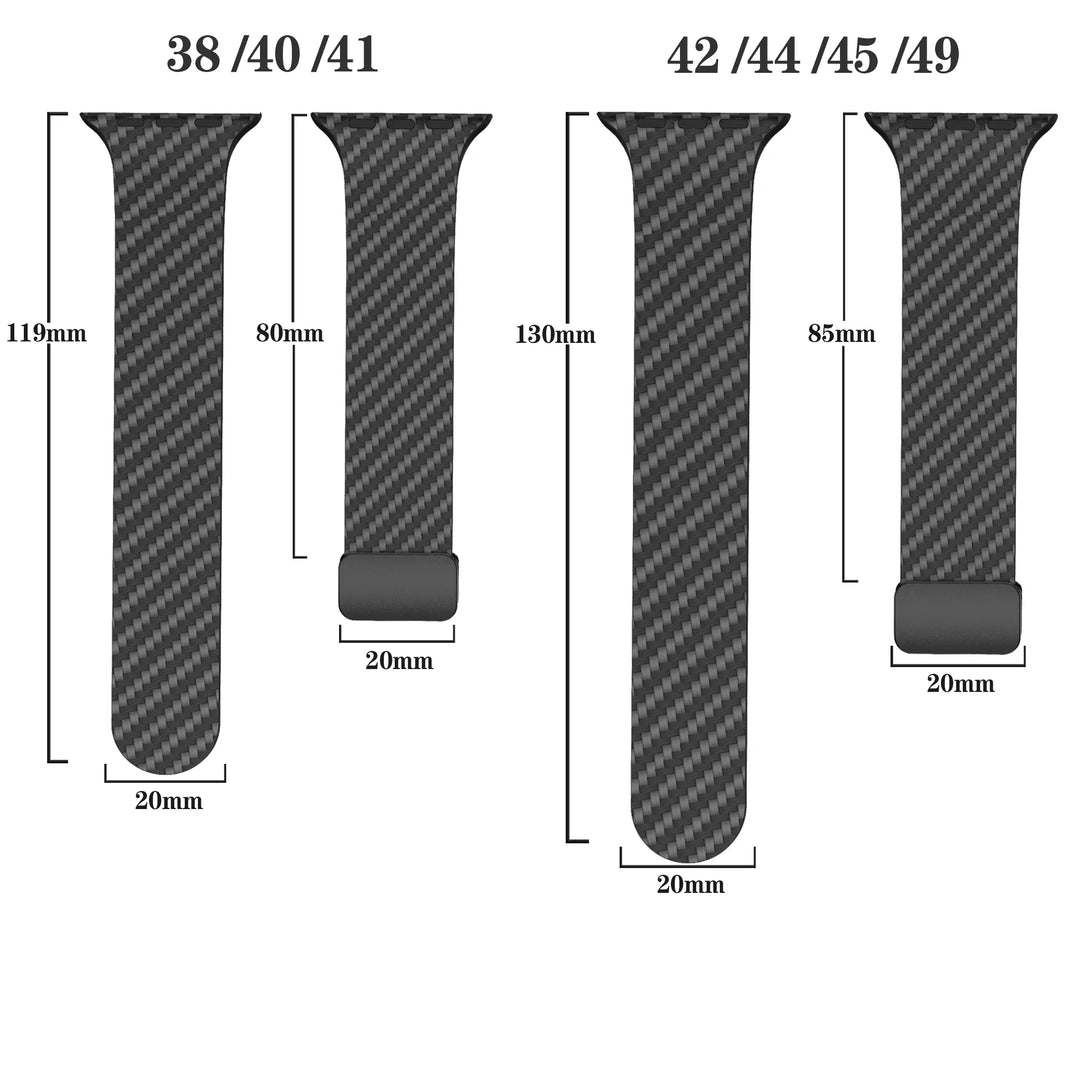 Apple Watch Silicone Strap - Magnetic Buckle, Durable Design