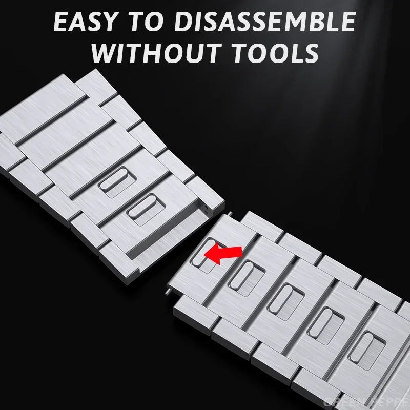 Apple Watch Stainless Steel Band - Magnetic Buckle Strap