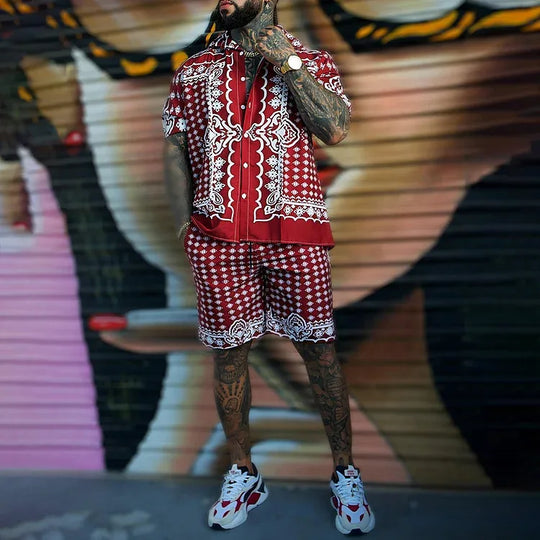 Vacation men 3D Printed Beach wear