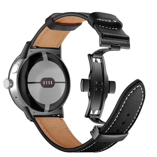 Genuine Leather Google Pixel Watch Band - Stylish & Durable