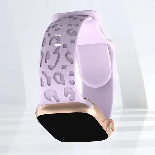 Apple Watch Silicone Strap - Stylish, Engraved Design