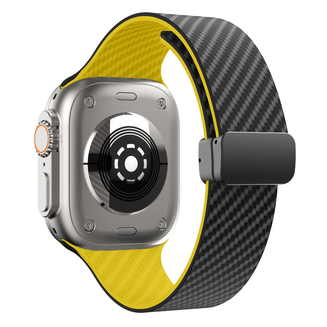Apple Watch Silicone Strap - Magnetic Buckle, Durable Design