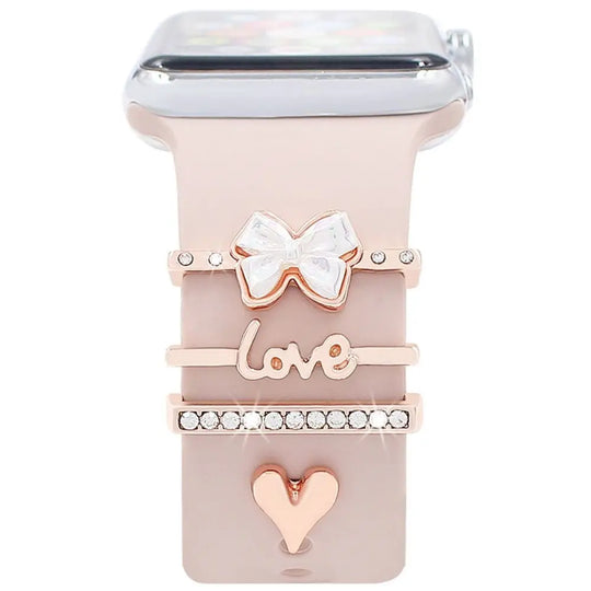 Decorative Metal Charms For Apple Watch Bands