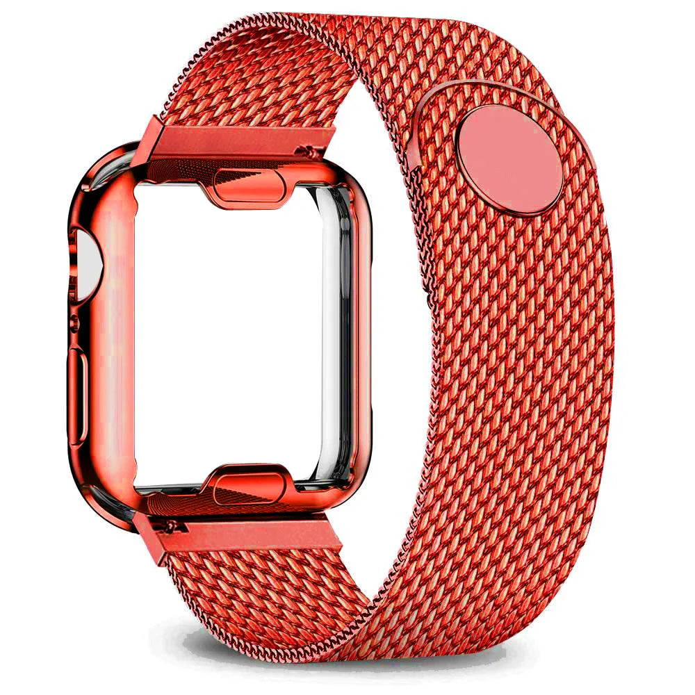 Apple Watch Stainless Steel Strap - Premium Milanese Band